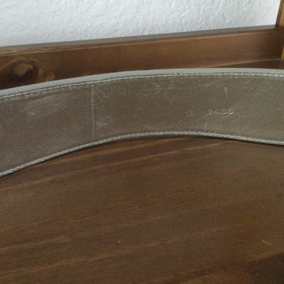 PRADA vintage silver belt